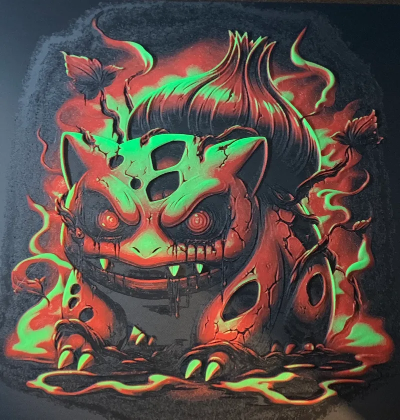 Zombie Bulbasaur HueForge