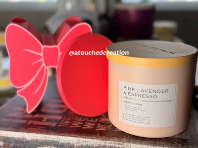 Cute Bow Bath And Body Works Candle Holder