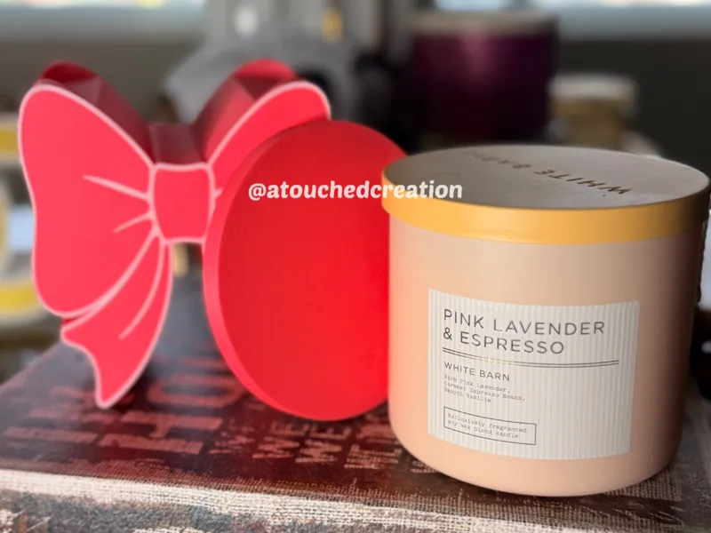 Cute Bow Bath And Body Works Candle Holder