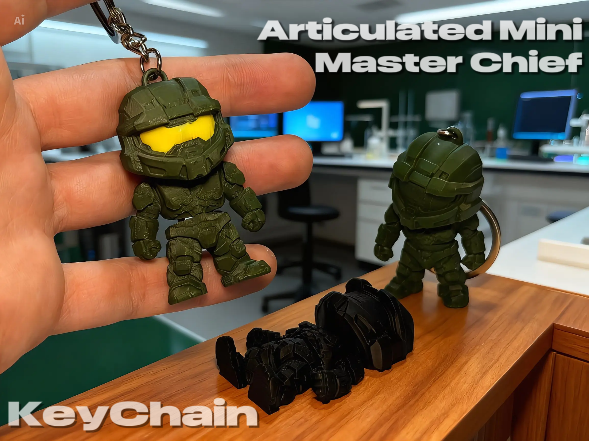 Mini Master Chief Articulated