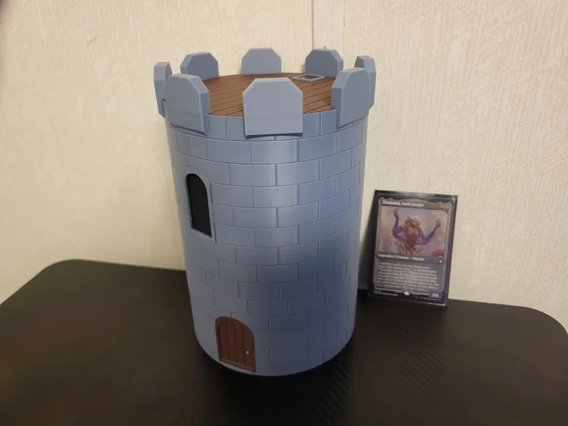 Castle/Tower-Themed MTG Commander Deck Box