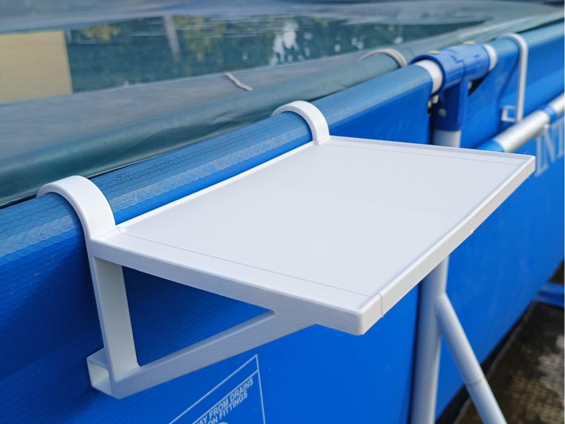 Poolside Tray & Drink Holder (Support-Free)