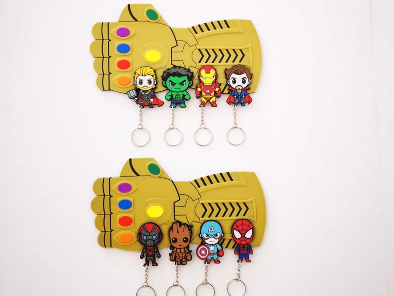 Marvel Avengers Hero Keychains Infinity Gauntlet