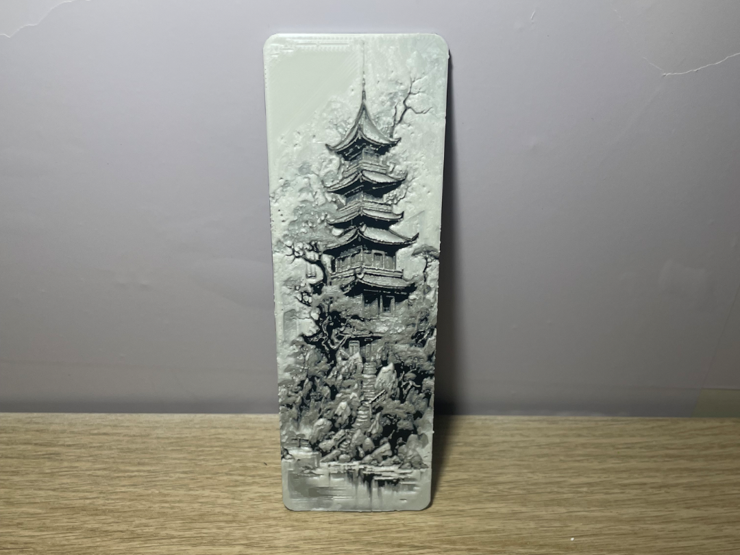marcapaginas pagoda oriental