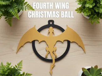 Epic Fantasy Dragon Christmas Ornament - Tree Ball