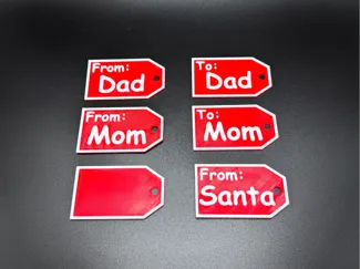 Gift Tag Customizable Text