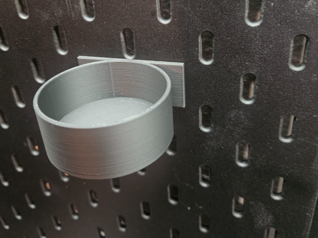 IKEA SKADIS Spray Can Holde r- Pegboard Organizer