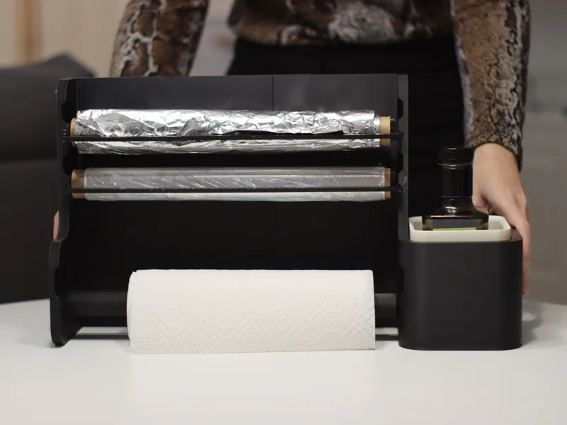 Modern paper towel holder