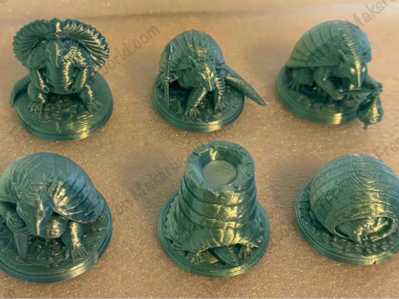 The Armadillo Chess Pieces