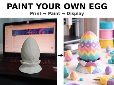 MakerEgg – Paint Your Own 3D Printed Egg