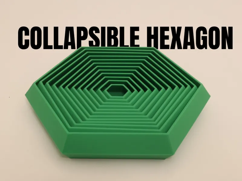 Collapsible Hexagon Fidget - Simple