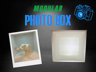 Indefinitely modular Photo box - slide-in-place
