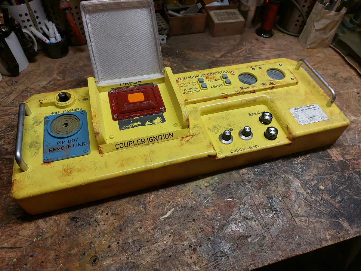 3d Printer Drawing.pdf Fallout Vault Door Control Panel - Free 3D Print Model - MakerWorld