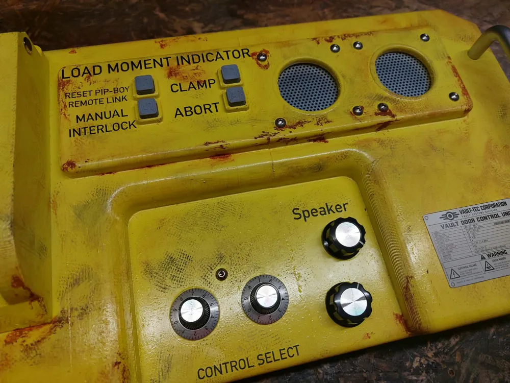 3d Printer Drawing.pdf Fallout Vault Door Control Panel - Free 3D Print Model - MakerWorld