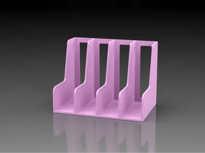 Bookshelf, Desktop Organizer, No Supports