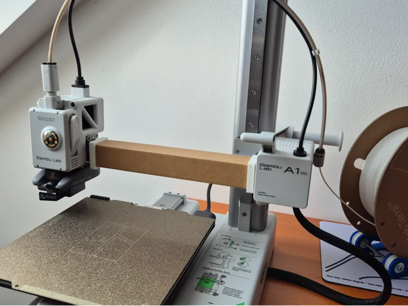 A1 mini X-Axis dust cover (cardboard version)