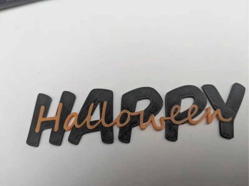 Happy Halloween Schriftzug