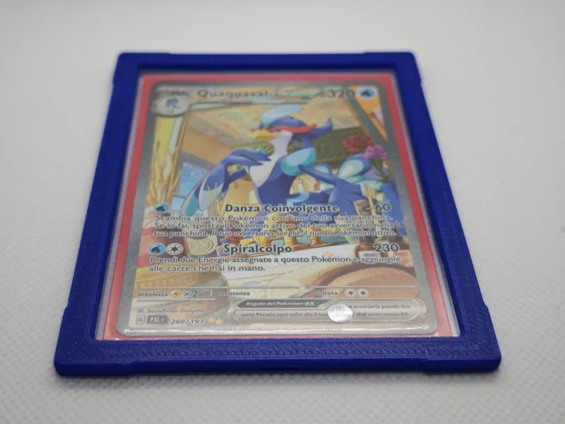 Standard toploader card bumper