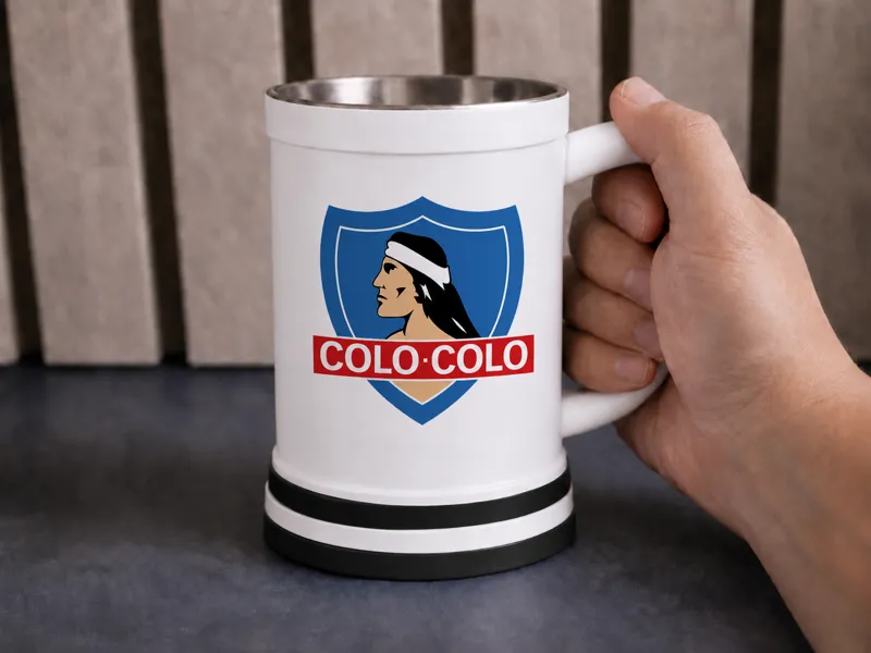 TAZA DE CERVEZA 500ML - COLO COLO 