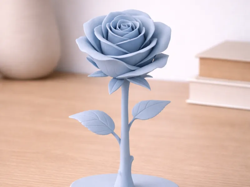 Elegant Rose Sculpture