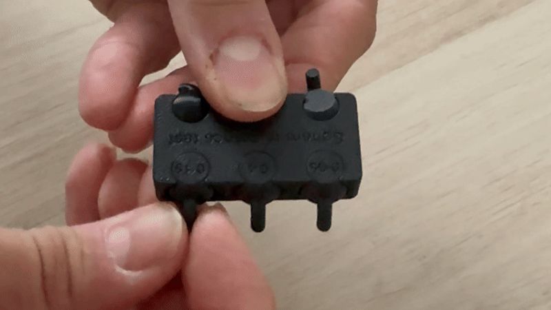 Simple sphere joints calibration tool