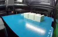 Rotated for strength, PLA+PETG support