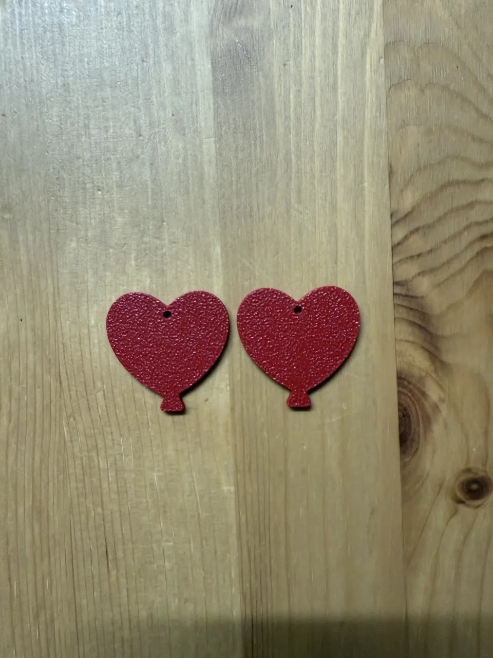 Heart Balloon Earrings view 2