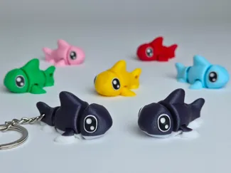 Cute Articulated Shark
