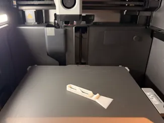 Mini BambuLab keychain printbed scraper