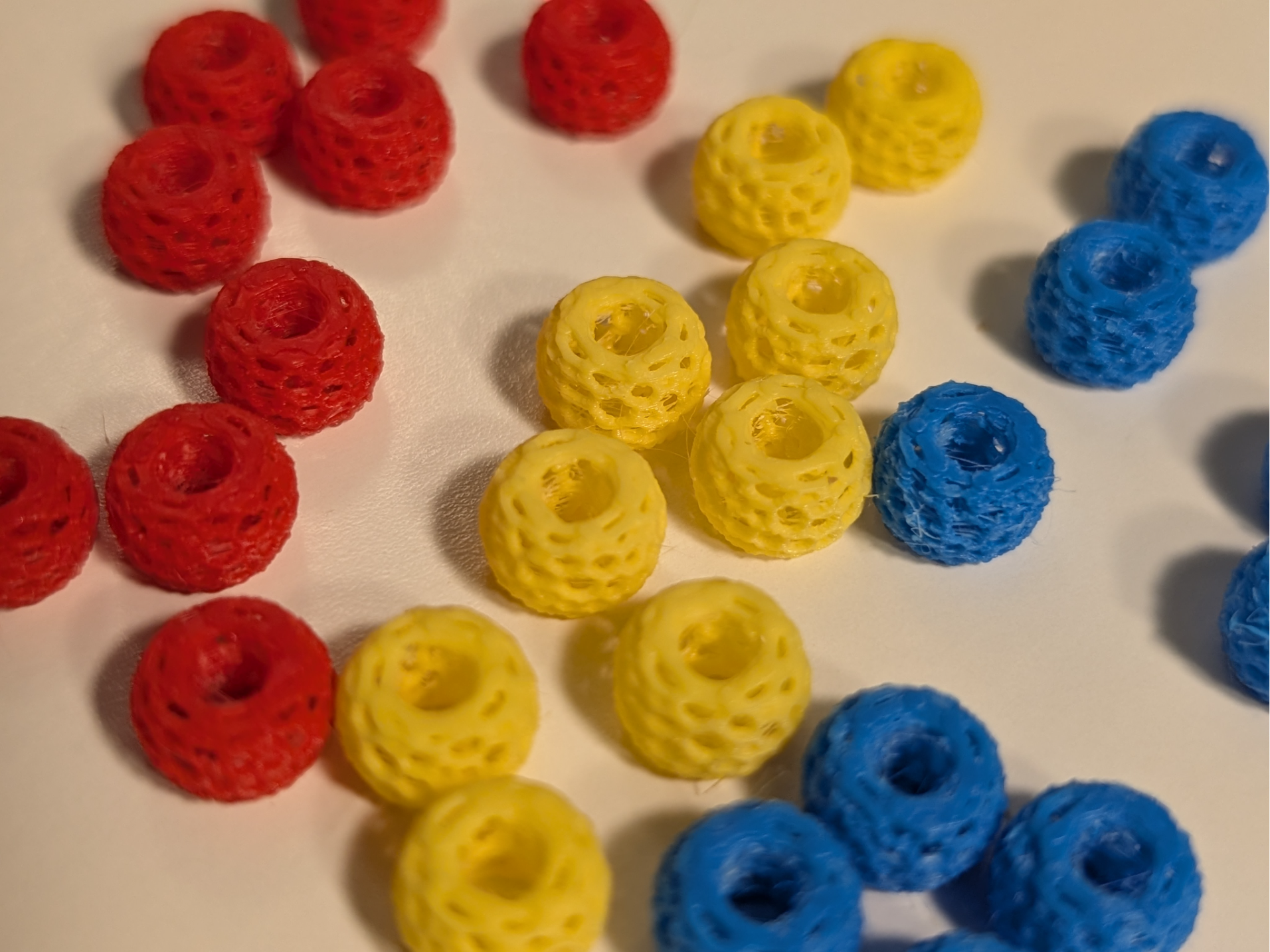 Pony bead Wireframe 6mm x 9mm