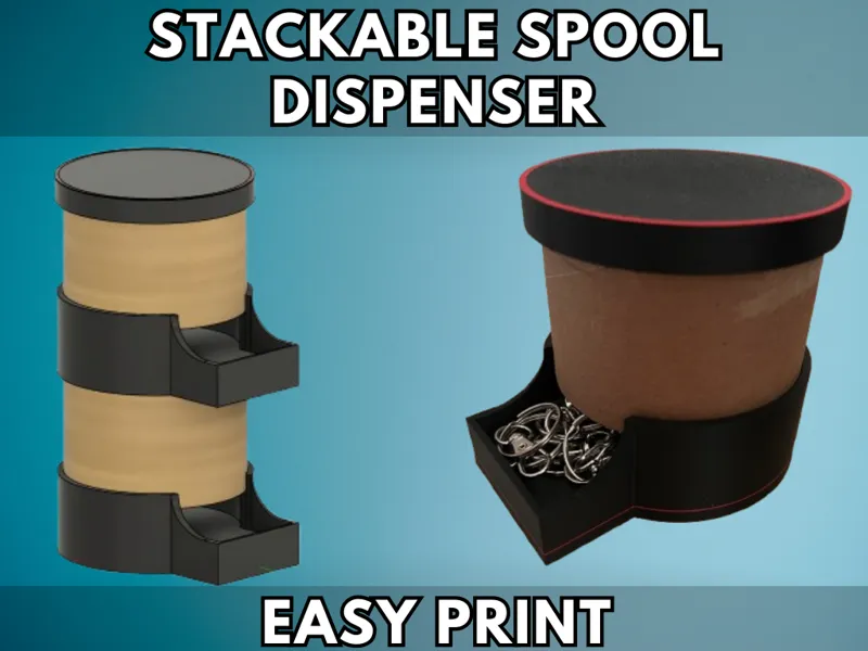 Stackable spool dispenser 