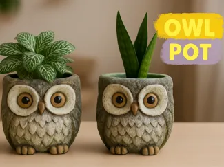 Owl pot 