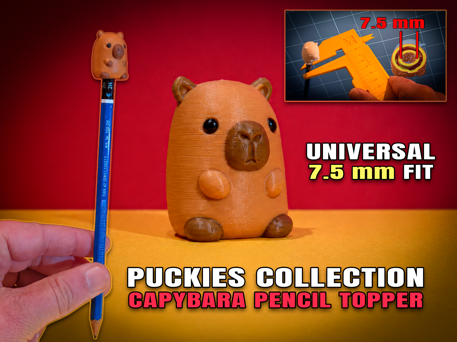 Puckies — Cute Capybara Topper