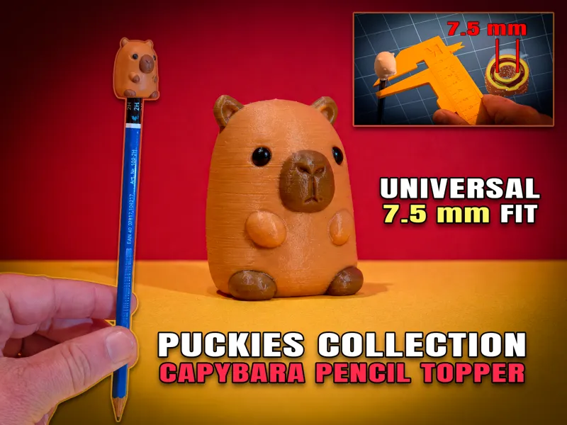 Puckies — Cute Capybara Topper