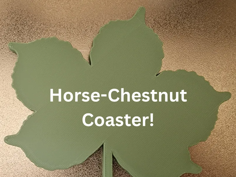 Horse Chestnut Leaf Coaster