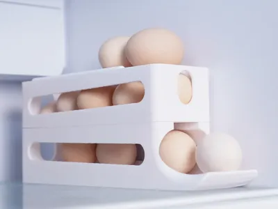 Egg Rolling & Stacking Rack