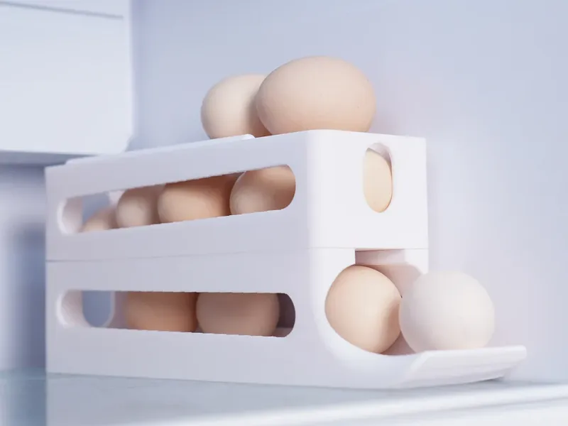 Egg Rolling & Stacking Rack