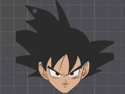 Goku keychain