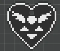Porte-clés logo Deltarune — photo 3