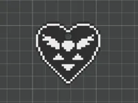 Porte-clés logo Deltarune — photo 1