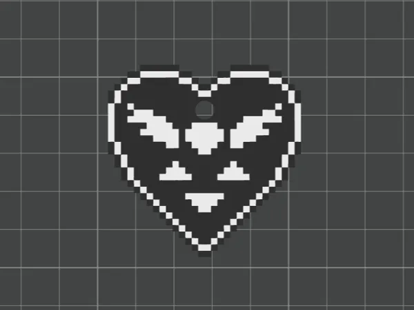 Porte-clés logo Deltarune