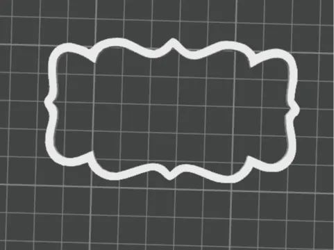Fancy Banner Cookie Cutter