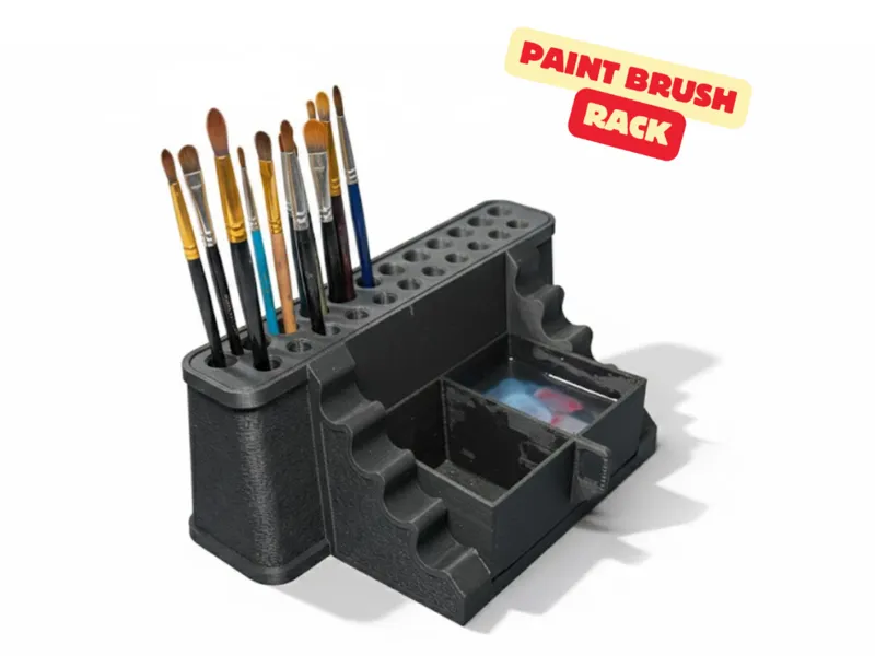PAINT BRUSH RACK / PAINTING RACK / PAINT TOOLS