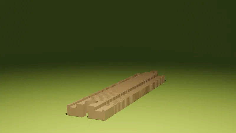 Flexi rail with side guards - Brio compatible