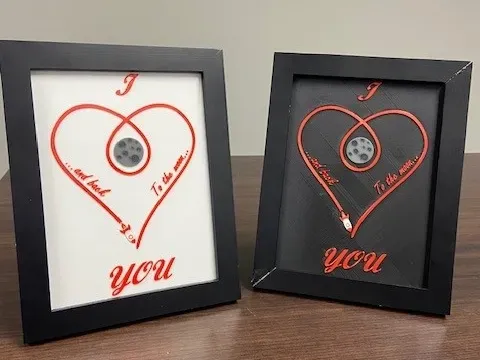 Valentine's Day Picture Frame Insert