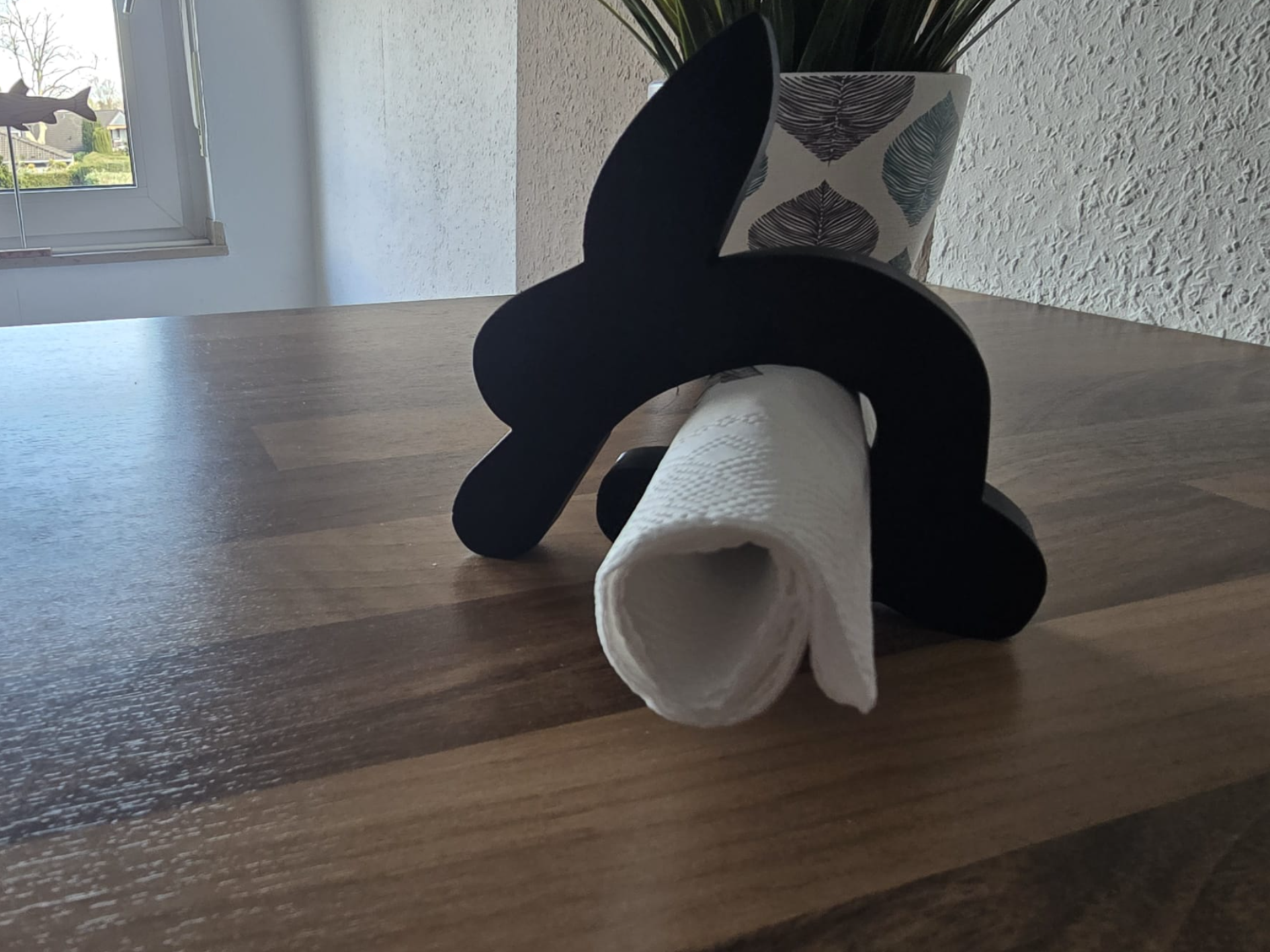 Deko Hase , Servietten Halter