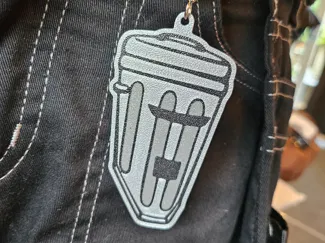 Count Binface Keyring