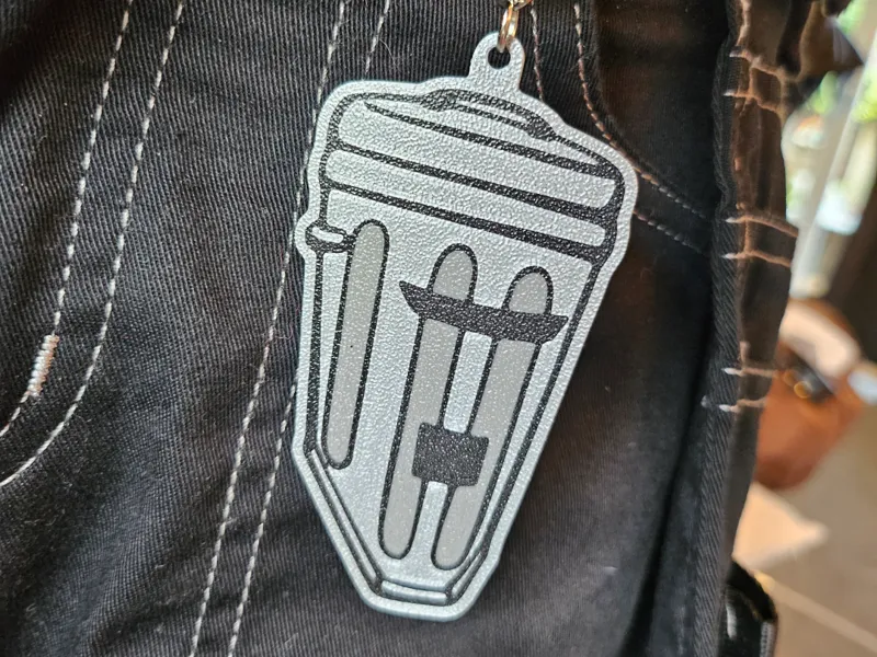Count Binface Keyring
