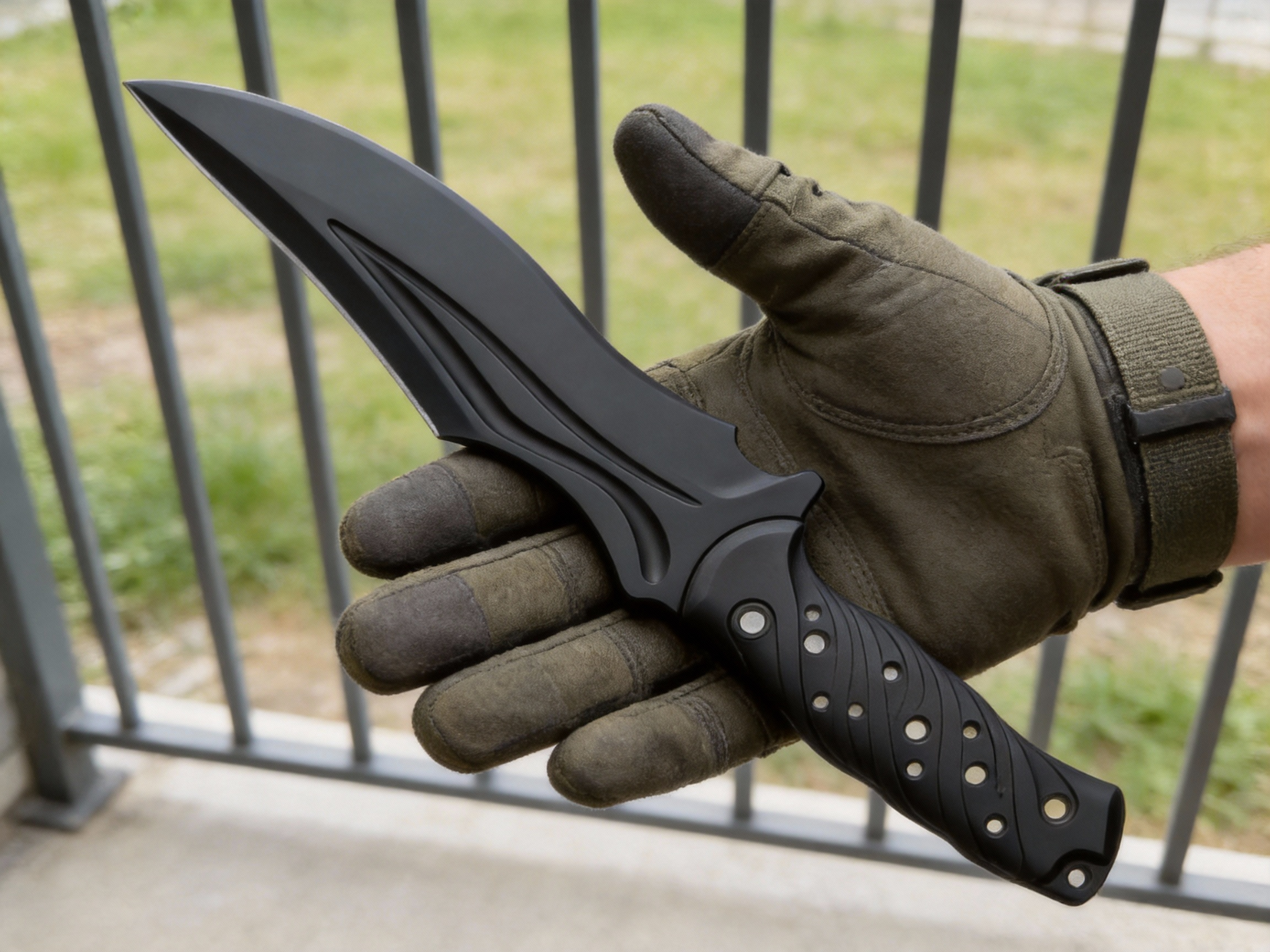 Moon-Eater Bone-Vein Siphon Tactical Dagger