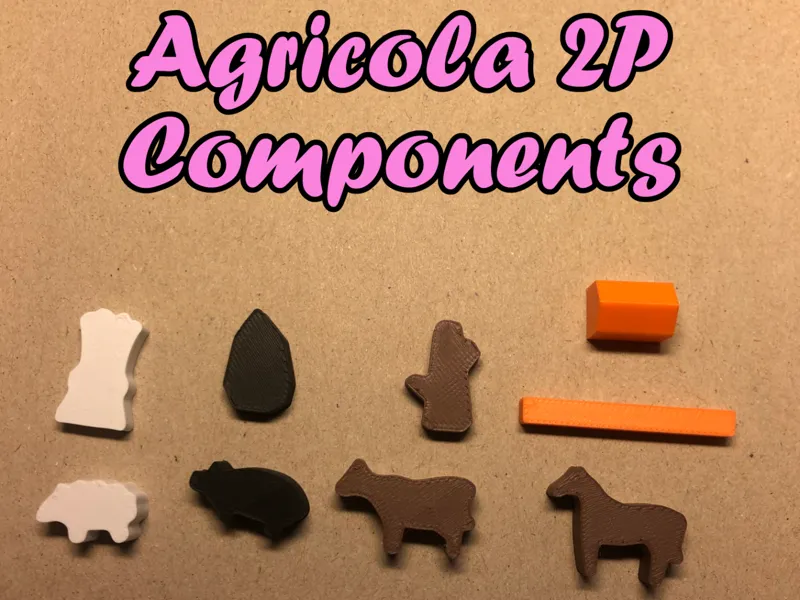 Agricola 2 Player Components